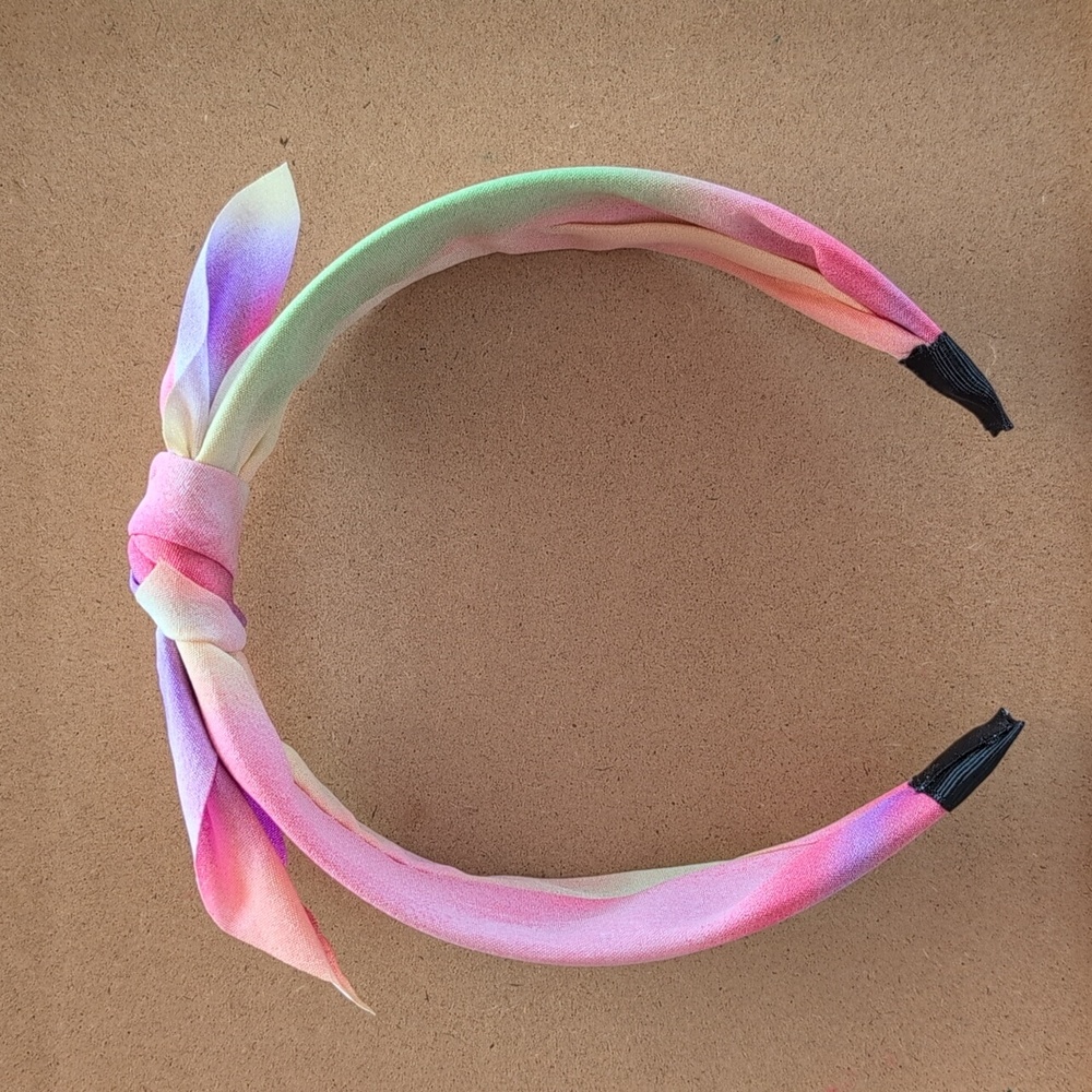 Colorful Pastel Tie-Dye Headband